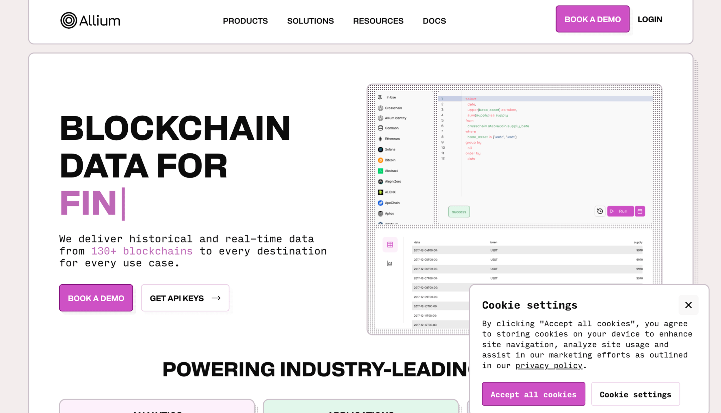 Allium - Webflow Development Project